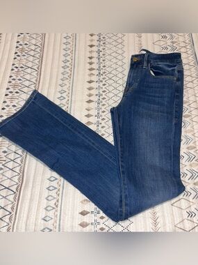 Frame le mini boot size 25 Classic Women's Blue Denim Jeans like new inseam 32